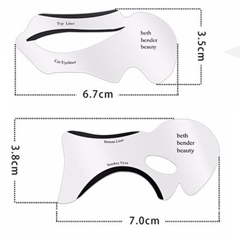 buy 10pcs eyeliner stencil cat eye models diy eyeliner template card cosmetic tool at affordable prices free shipping real reviews with photos joom