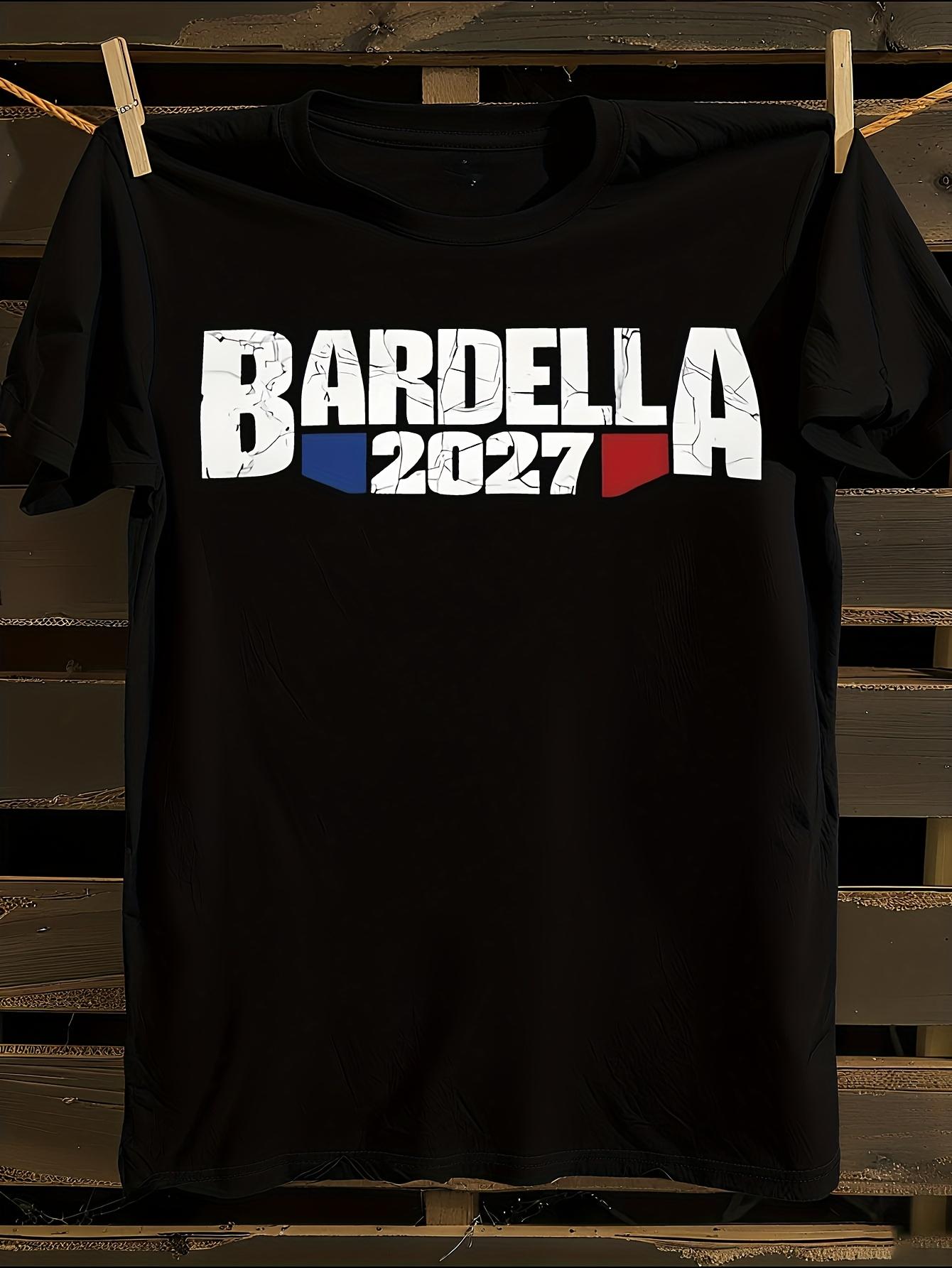 Bardella 2027 Retro French Text T-shirt M