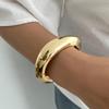 Europe American Style Resin Bangle Irregular Exaggerated Bracelet Simple Cuff Bangles  Decoration