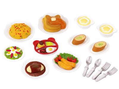 Sylvanian Families Möbel ST Mark zertifiziertes Spielzeug Puppenhaus für Kinder ab 3 Jahren und Sylvanian Families von Epoch [Mittagsset] Ka-417 Up,