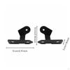 2 Pieces Driving Footage Device Brackets Fit Motorcycle Video System Mount Firm Fastening Action