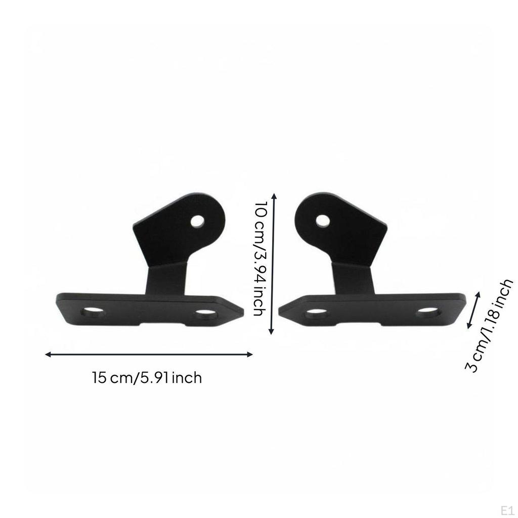 2 Pieces Driving Footage Device Brackets Fit Motorcycle Video System Mount Firm Fastening Action