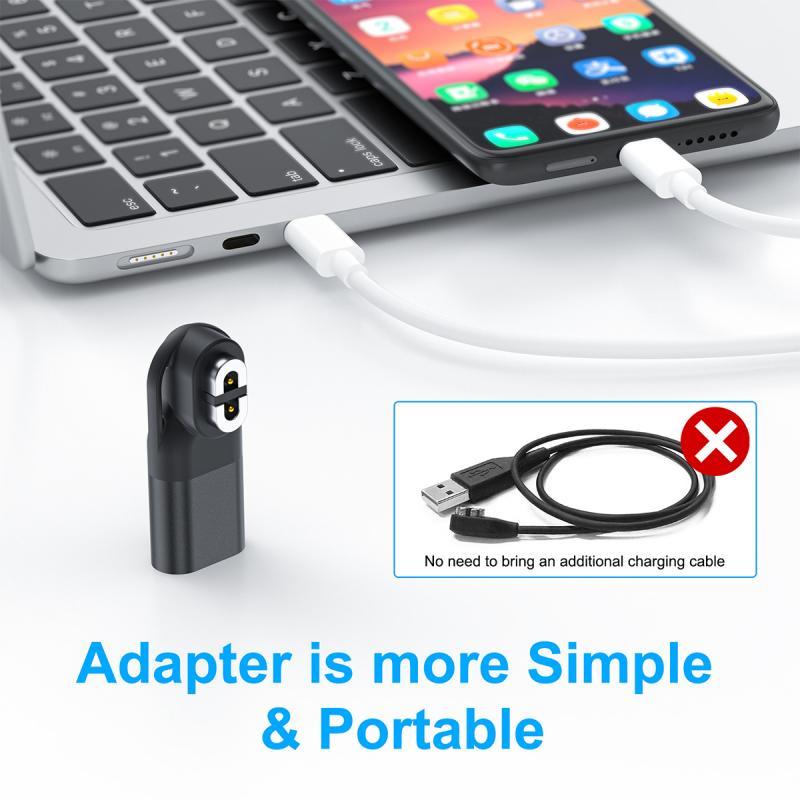 Adattatore di Ricarica Magnetica HdooLink per Cuffie a Conduzione Ossea AfterShokz AS800 Caricabatterie Auricolare Caricabatterie Mini USB Adattatore