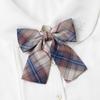 Unisex Preppy Karomuster Japanische Schuluniform Fliege