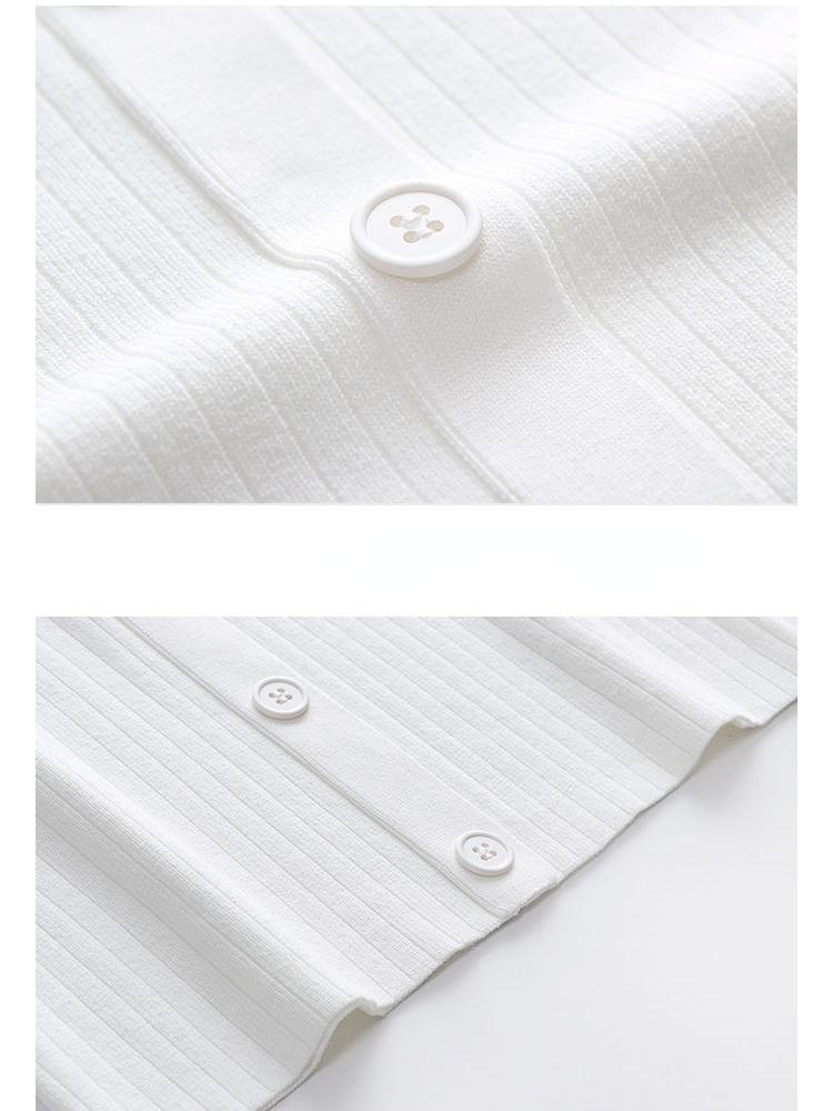Square Neck Tank Top Knitted Crop Tops Women Summer Camis Button Camisole Fashion Casual Tube Female Sleeveless Cropped Vest