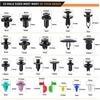 Msiw 725 Pcs Car Push Retainer Clips and Fasteners Assortment - 23 Common Sizes