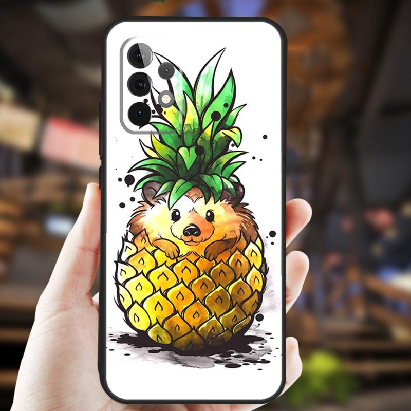 Animal Hedgehog Case For Samsung Galaxy A05 A06 A22 A53 A33 A26 A16 A56 A36 A32 A52 A54 A34 A14 A55 A15 A35