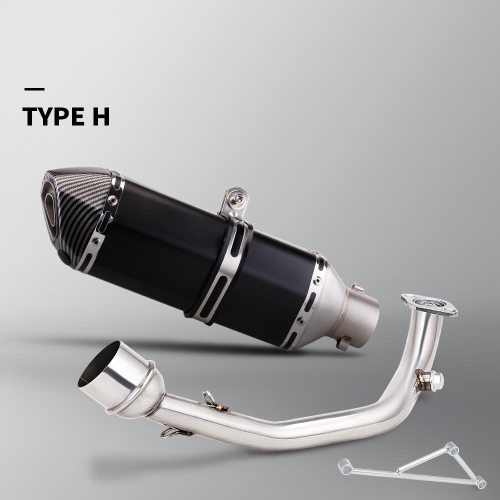 GY6 Oxygen Senso, Modified Connector Section Muffler, Motorcycle Exhaust Pipe, 125cc, 150cc, Middle Tube for GY6 Scooter