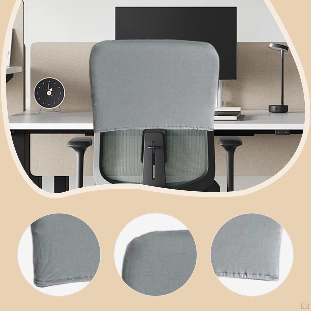 Cover for Desk Chair Backrest, Dustproof And Decorative Headrest Cover, Ideal Dining Rooms,