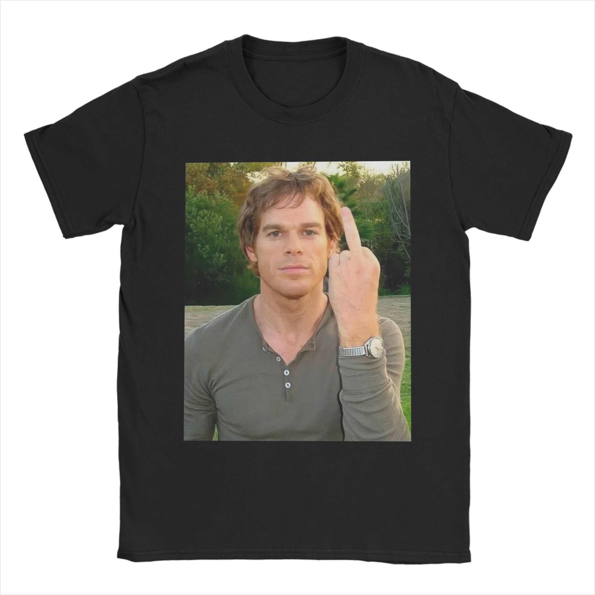 

Привіт Декстер Морган погляд Новинка Футболка Чоловіки Жінки 100% Бавовна Футболка Одяг 2XL