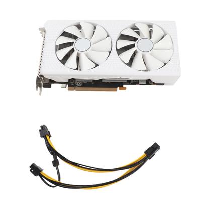 RX470 8GB GDDR5 256bit Dual Fan Graphics Card PCI Express 3.0 X16 HD Multimedia Interface Gaming Graphics Card with