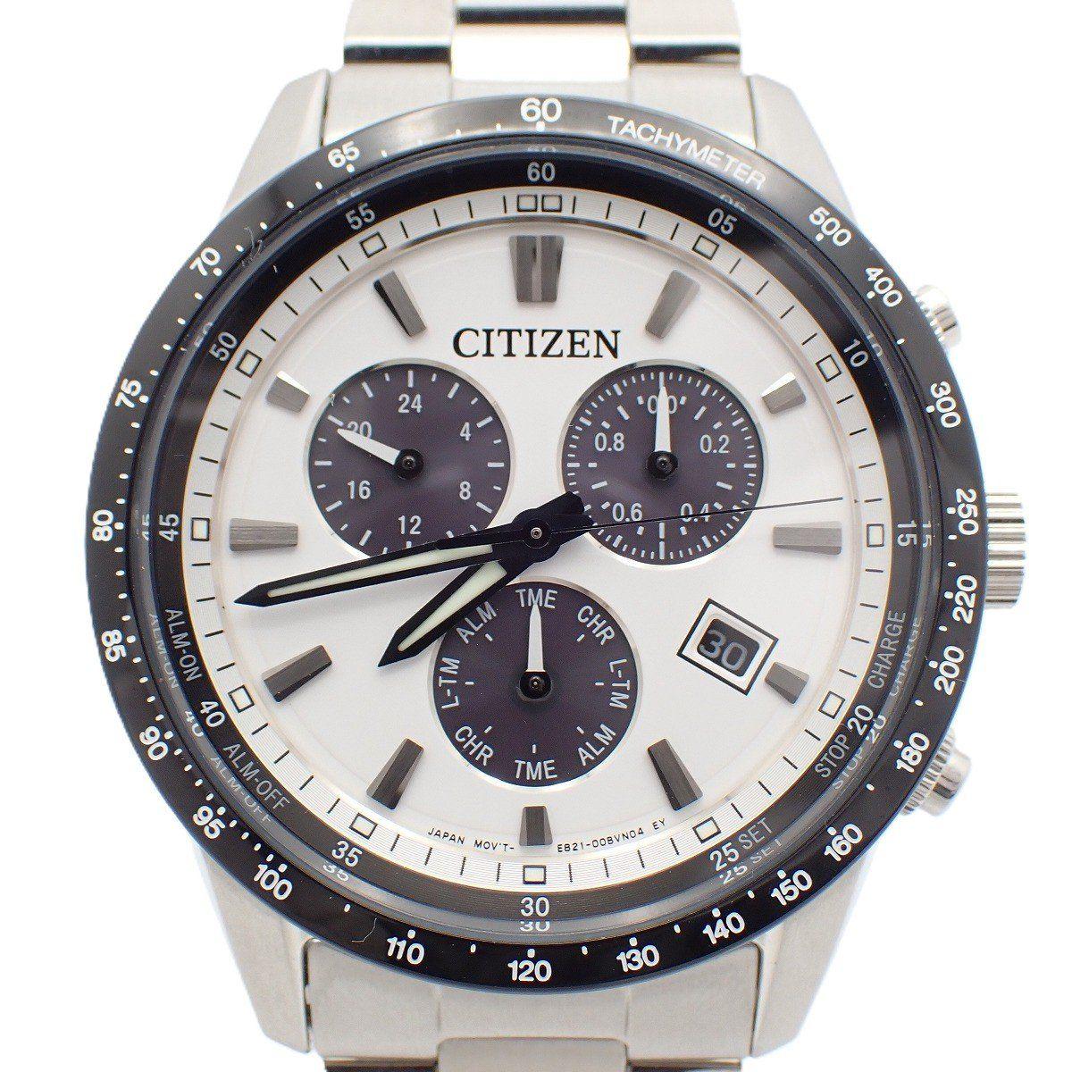[Good Condition] Citizen Collection Eco Drive Men s Watch White Dial Genuine SS Strap BL5614-59A [Ioki Pawn Shop] Management 3