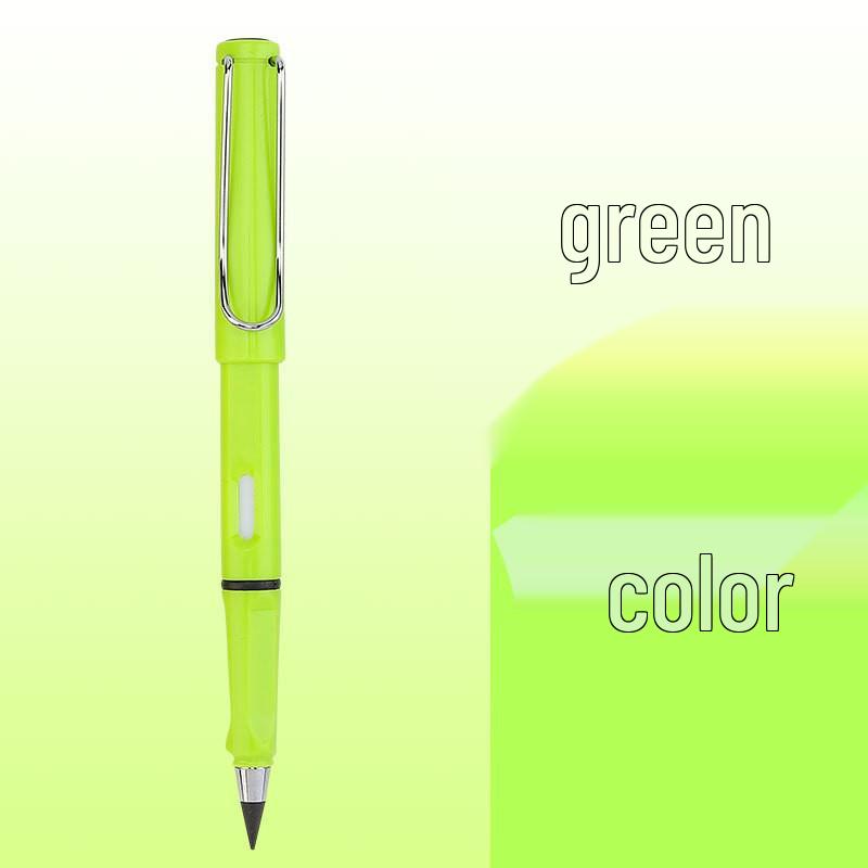 Black Tech Eternal Pencil: No Sharpening, No Ink, Break-Resistant Lead, Posture-Correcting Drawing Tool