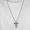 Nightclub Hip-Hop Trendy Brand Multi-Skull Light-Faced Cross Necklace Pendant For Men And Women