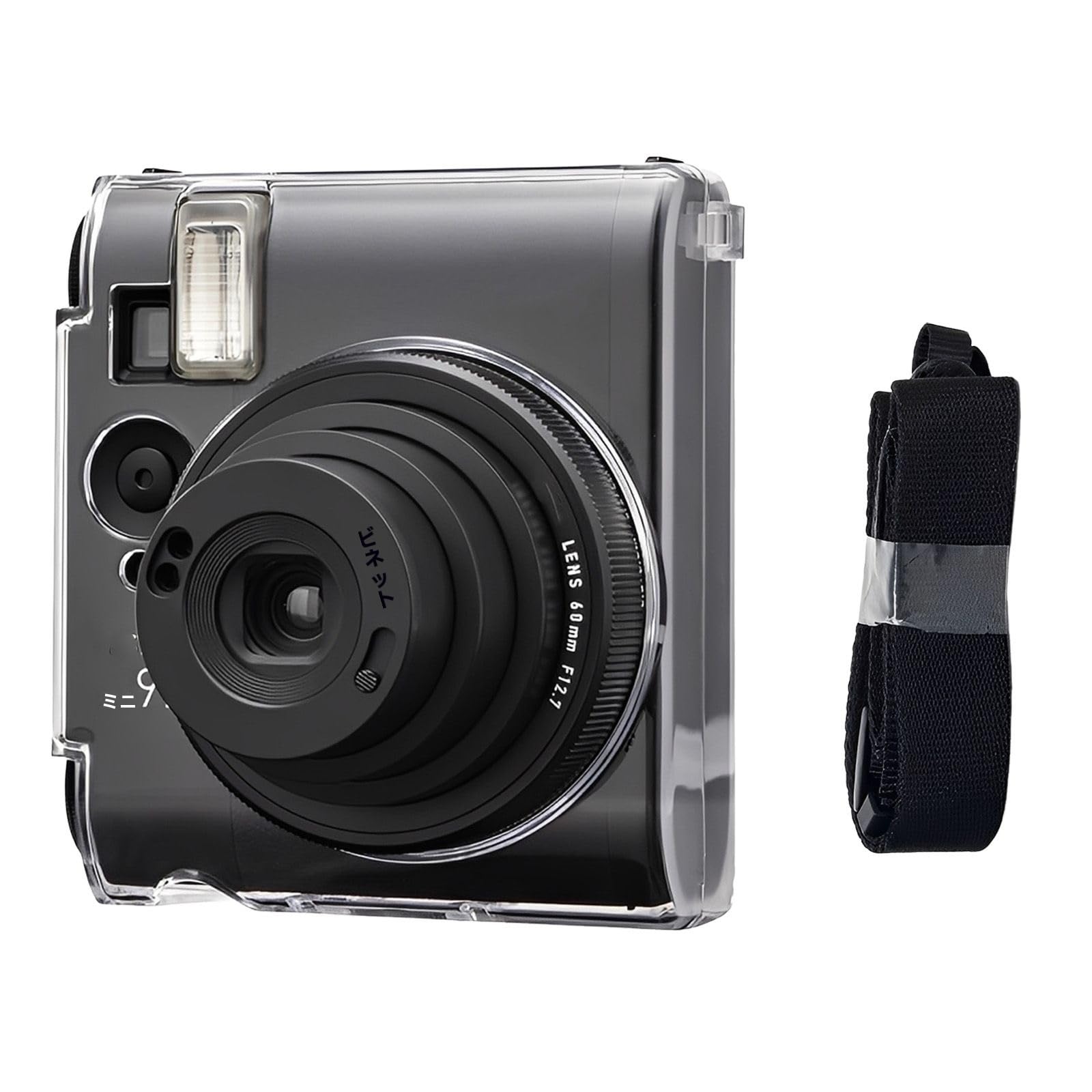 

Protective Camera Case for Fujifilm Instax Mini 99 Instant Camera, Custom Fit PC Clear Case with Adjustable Shoulder Strap, Compact Carrying Storage