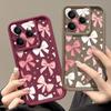 Sweet Bow Heart Pattern Phone Case For Xiaomi Redmi Note 15 14 5G For Redmi Note 13 14 15 Pro 4G Soft TPU Silicone Back Cover