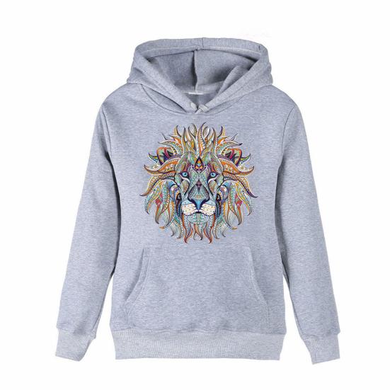 3D Löwe Mode Aufkleber Patch DIY Aufbügelbar Transfer Aufnäher Kleidung Stoff