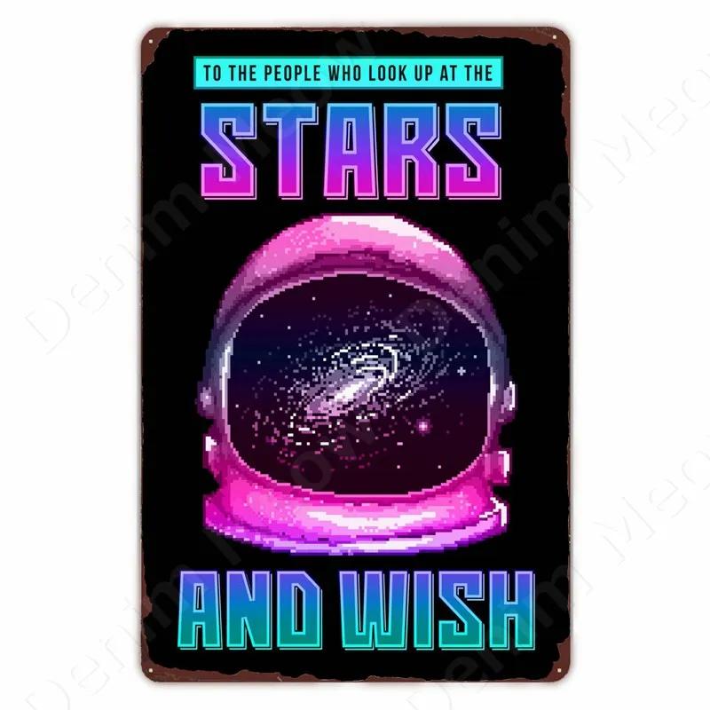 Klassieke Pixel Games Vintage Retro Metalen Tinnen Bord Oud Spellen Kunst Poster Ruimte Pixel Game Plaque voor Thuis Kamer Club Bar Muurdeco