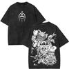 Blue Eyes White Dragon Exodia Yugioh Yu-gi-oh Monster Card Yugi Muto Anime Manga Game 2 Sided Washed Tshirt Menswear Cotton Tee