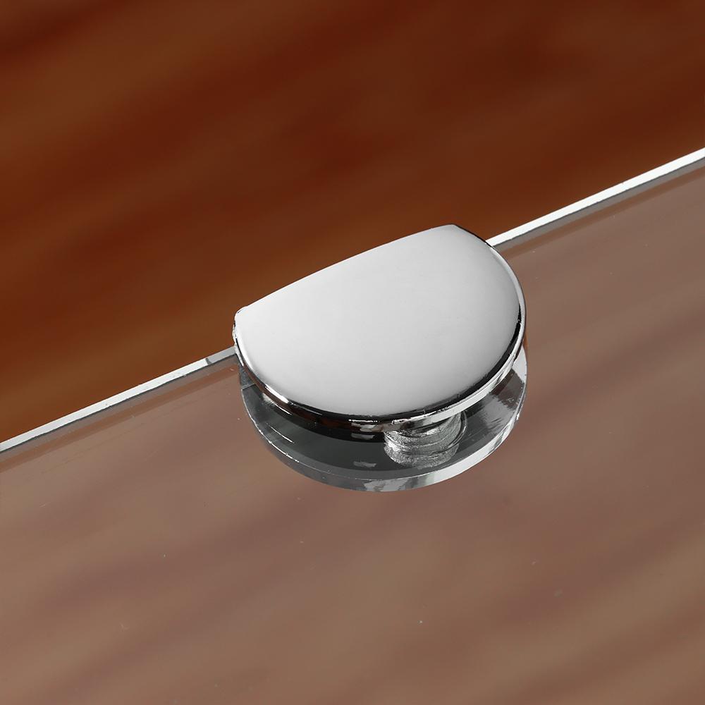 2pcs Thicken Alloy Board Support Plank Clip Glass Shelf Support Glass Clamp Glass Shelf