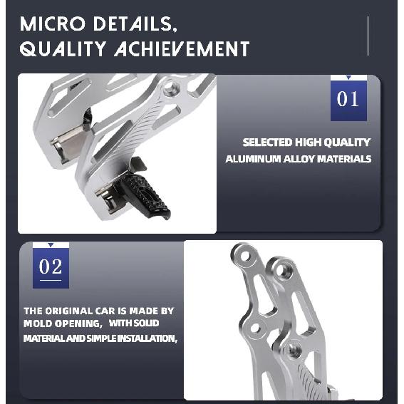 For HONDA Integra NC700D NC750D NC700 NC750 D NC 700 NC 750 D NC 700D NC 750D Motorcycle Footrest Footpegs Foot Pegs Pedals Rest