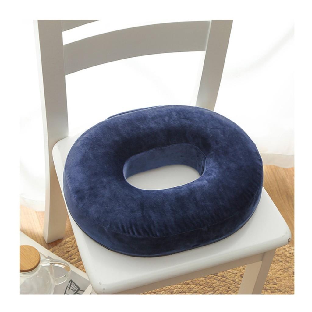 Memory Foam Coccyx Cushion For Office Chair Black Grey Navy Blue