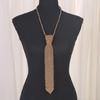 Elegant Pearl Necktie Unique Pearl Necklace for Girl and Women Social Gatherings