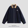 Minimalist Vintage Jacket Men's Spring and Fall Lapel Cotton Embroidery Workwear Washed and Done Old Jacket Loose Top Breathable Work Casual Jacket