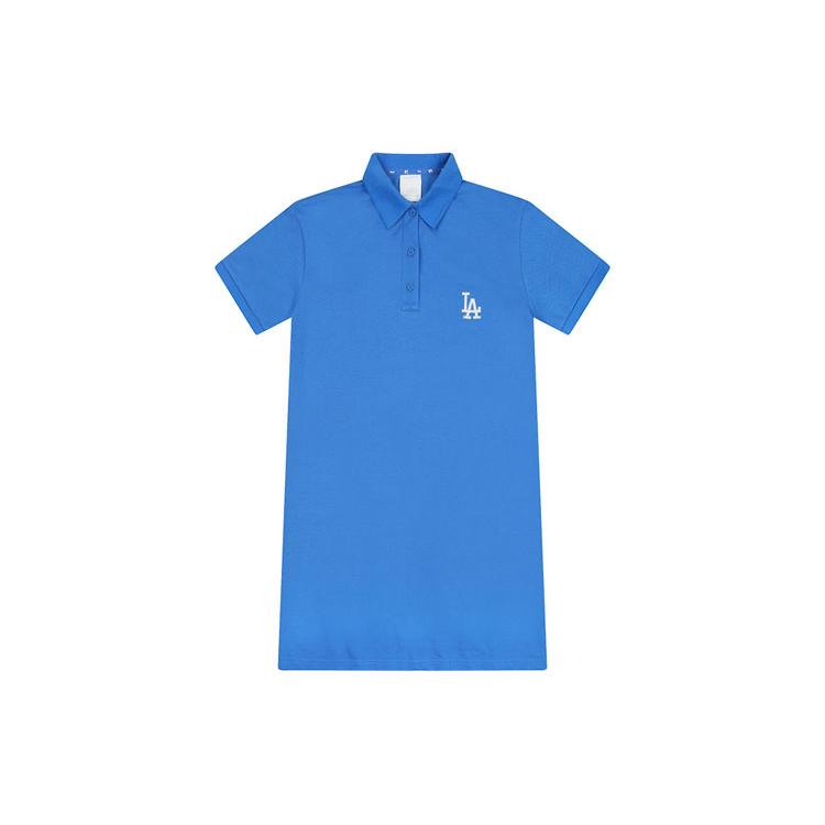 New MLB Short Sleeved Dresses Women's Blue 31OP12131-07U