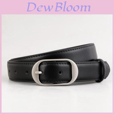 Genuine Leather Womens Belt With Metal Buckle For Casual Office Wear