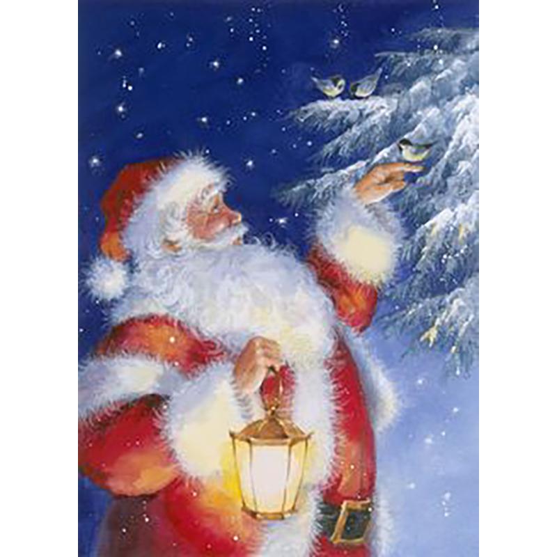 

DIY 5d алмазная живопись полная круглая дрель Рождественский подарок Санта-Клаус вышивка крестиком наборы для рукоделия домашний декор настенное искусство Full Round 20x30CM