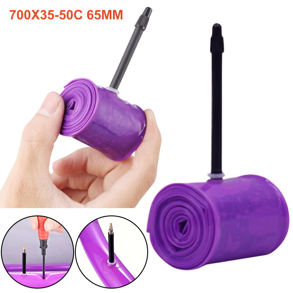 700C X 35-50C/23-32C Ultralight Bike Inner Tube 45/65/85mm Length Presta Valve TPU Inner Tubes Bicycle Accessories for Road Bike