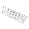 White Expandable Closet Tension Shelf No Drill Telescopic Wardrobe Tension Shelf Organizer Divider
