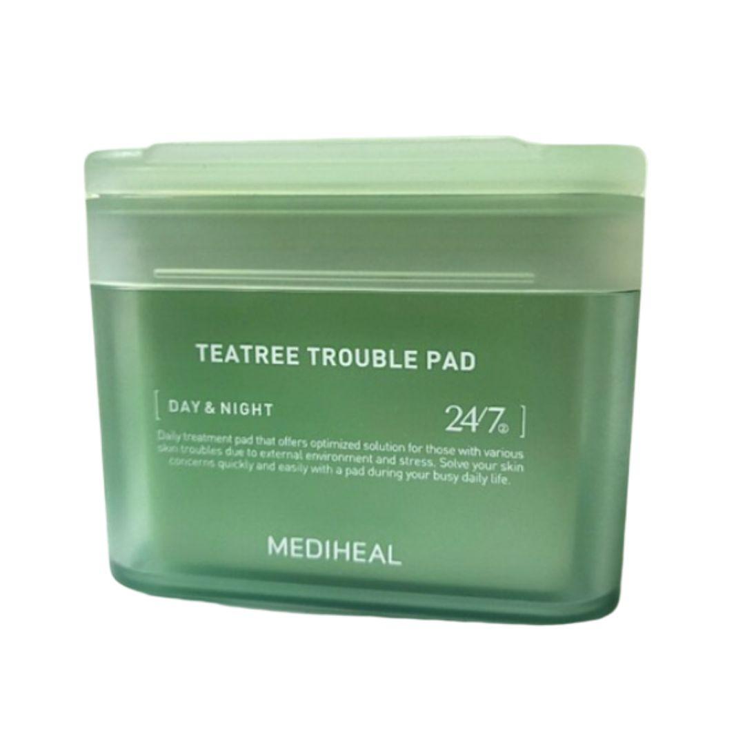 Mediheal Tea Tree Trouble Soothing Pads for Clear Skin 150ml, 100 Sheets