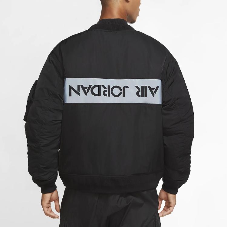 Air Jordan Ma-1 Flight Lässige Sportjacke Schwarz Herren CK6669-010
