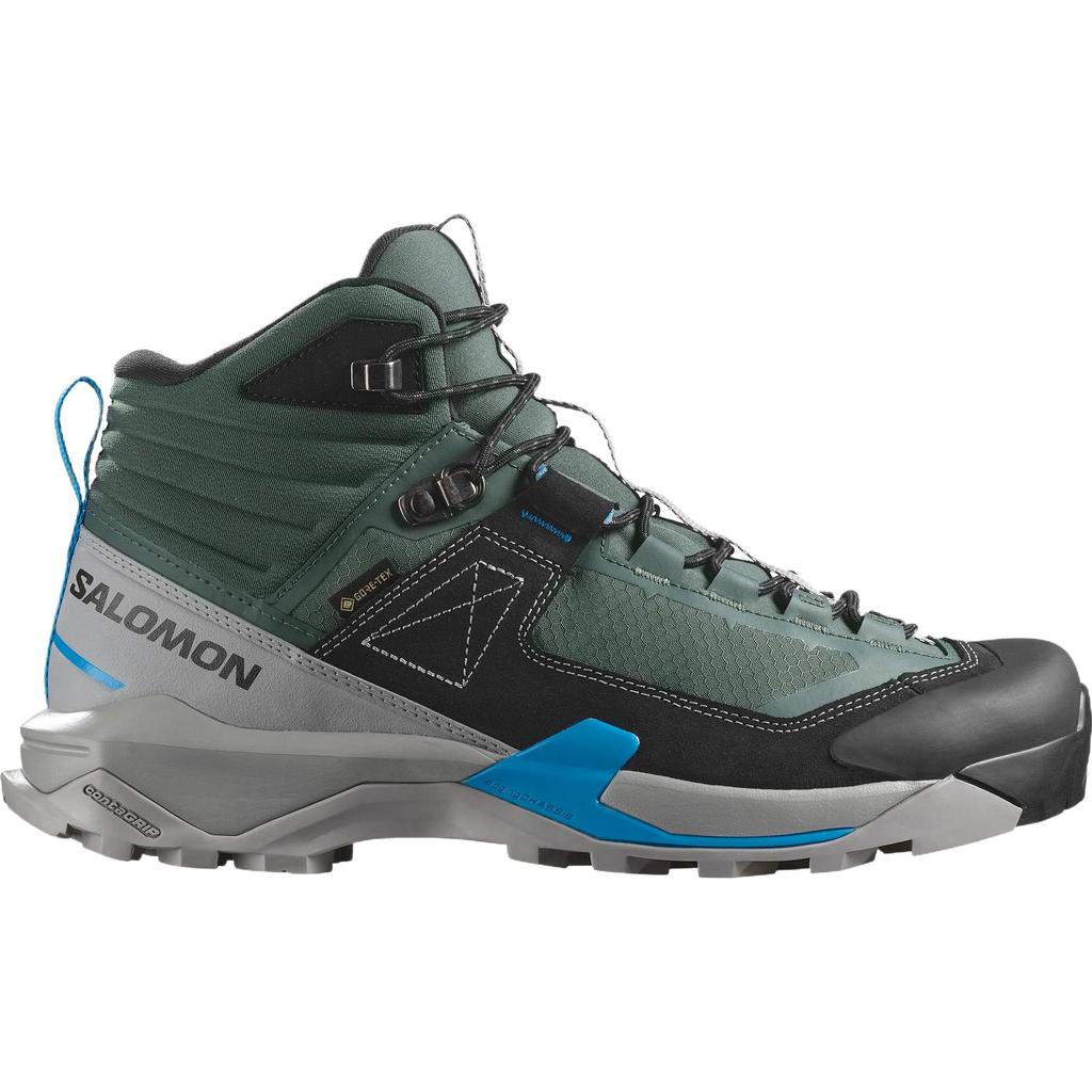 SALOMON X Ultra Alpine Synthetikleder Bequem Vielseitig Modisch Schlicht High-Top Wanderschuhe Herren Wanderschuhe Grün 478151
