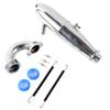 HSP Exhaust Pipe 1/8 Remote Control Car Model Parts for SH GO 21 Class 28 Engine DIY Tools