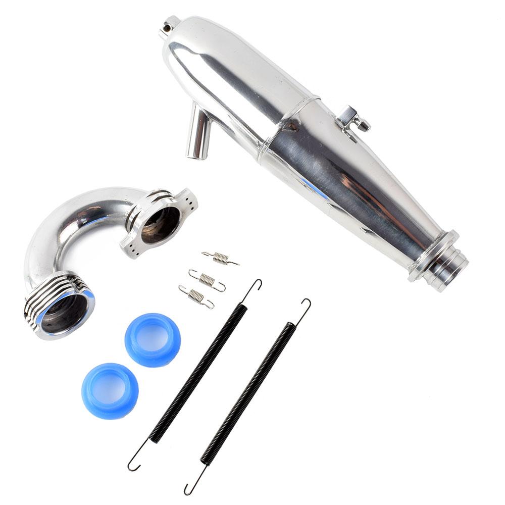 HSP Exhaust Pipe 1/8 Remote Control Car Model Parts for SH GO 21 Class 28 Engine DIY Tools