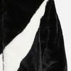 Nike Veste Enfants Imprimée Grand Logo Fermeture Éclair Col Montant Chaud Vestes Enfants Noir DV6207-010
