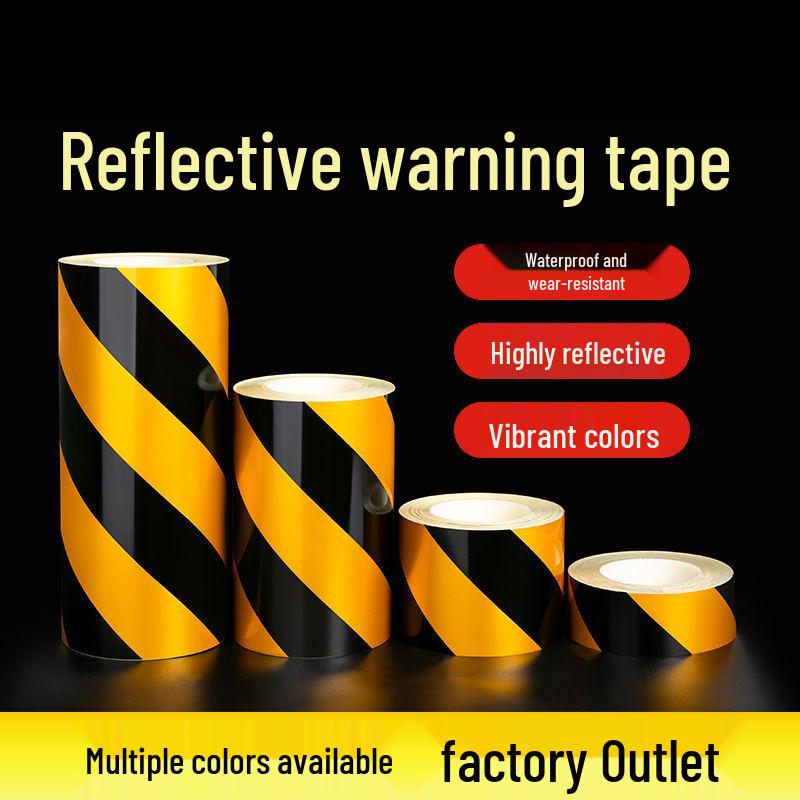 Reflective Anti-Collision Warning Tape – Positioning & Wall Safety Sticker