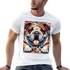 Beatiful Bulldog Happy Tshirt Quickdrying Louboutins T Shirts For Unisex Cotton