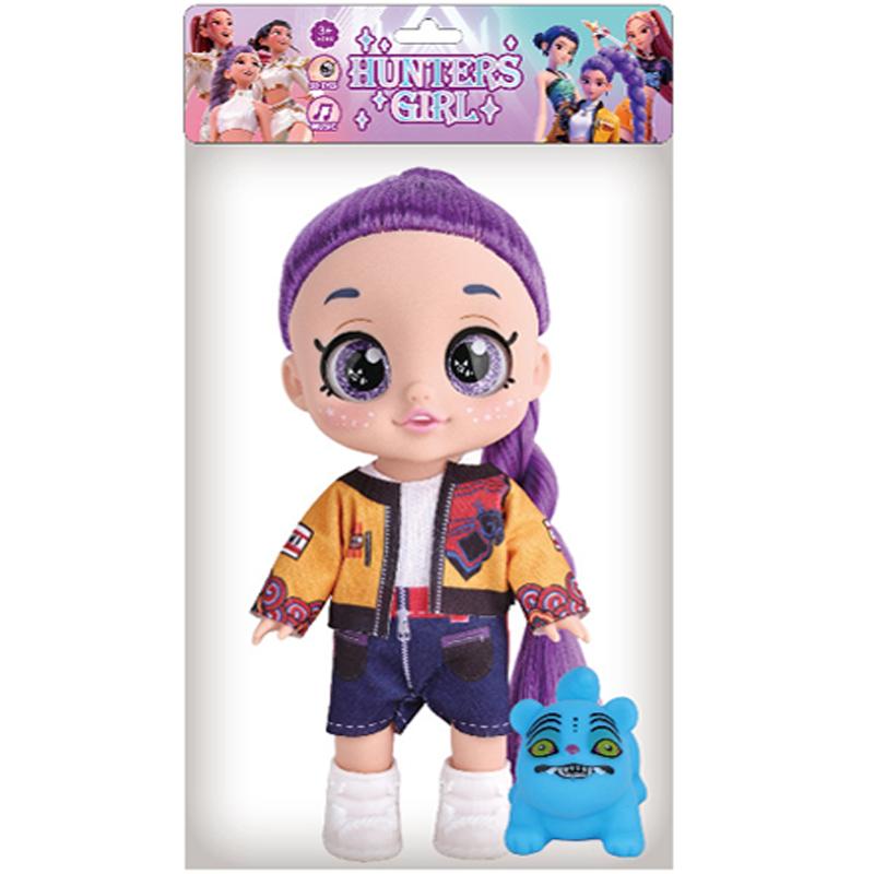 2026 Hot Anime KPop Devil Hunter Doll Vinyl Toy Rumi Mira Zoi Character Vinyl Mask Blind Box Ornament Toy Birthday Gift 5D Eyes