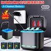 3-Kanaals Batterijlader met Type C Kabel Batterijlader Station 2 SD-kaartsleuven Laadstation voor GoPro Go Pro Hero 8 7 6 5