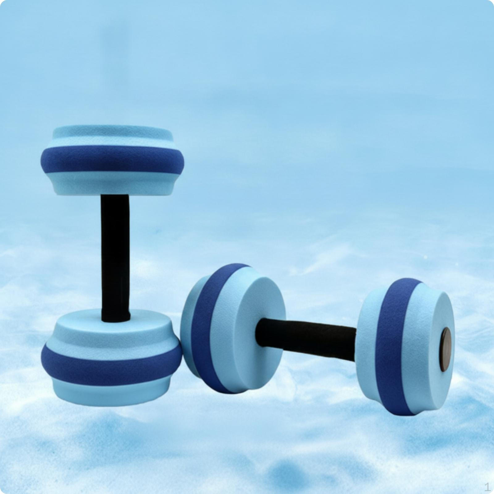 EVA Water Dumbbell Buoyant Lightweight Aquatic Dumbbells for Beginners, Seniors Light