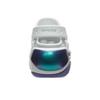 Crocs Zuecos Versátiles para Desplazamiento de Punta Redonda Bubble Crush Reflector Zuecos Unisex Blanco Morado 210743-1NK