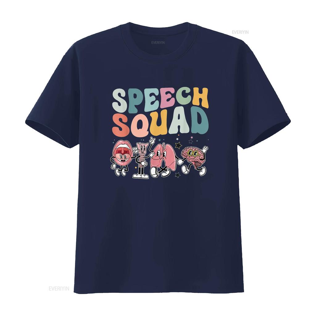 Speech Squad Funny Therapy Pathologist T Shirt vintage Washed graphic Breathable Soft designer clothes Top For Everyday Wear
