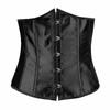 Flexible Resin Boned Satin Underbust with Adjustable Available In 7 for Curvy Fit [Filaeishi] Size, Colors,