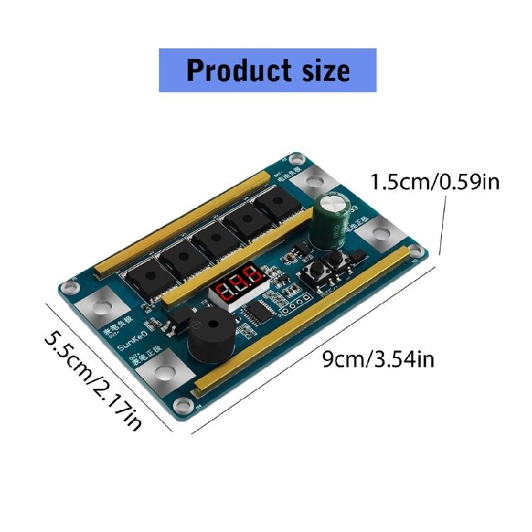 Punktschweißmaschinen-Steuerplatine Punktschweißgerät-Set für Nickelblech 18650 Lithium-Batterie Schweißen Elektronikreparatur