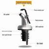 Jing Qing Fu Stainless Steel Glass Oil & Vinegar Dispenser Set