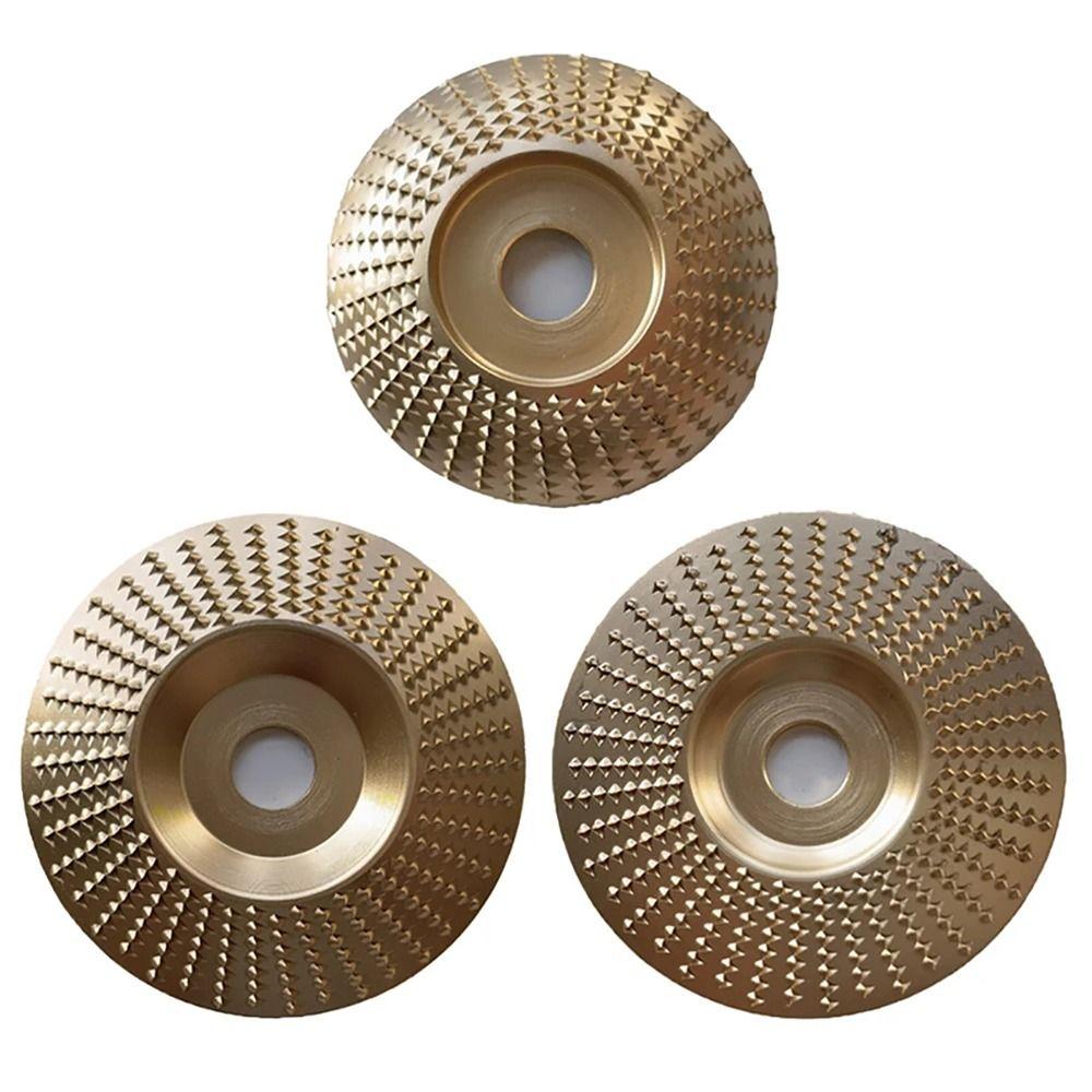 1/3Pcs Abrasive Tool Wood Grinding Wheel Shaping Carving Sanding Angle Grinder Disc